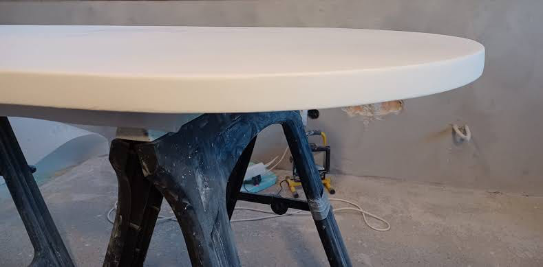 Mesa de acabado continuo realizada a medida